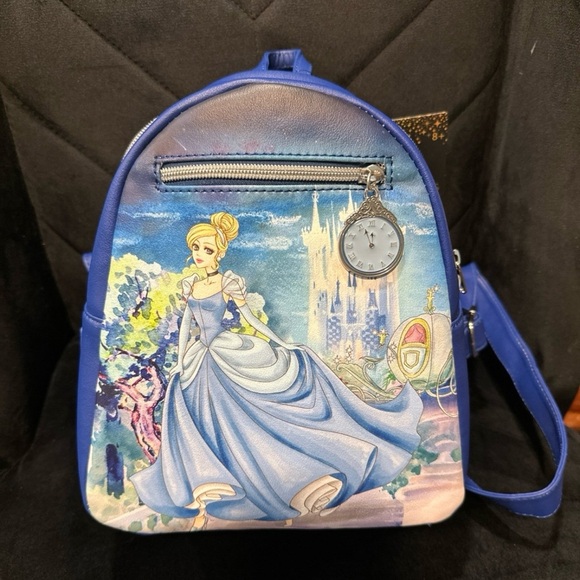 Loungefly Disney Cinderella Illustration Castle Steps Mini...